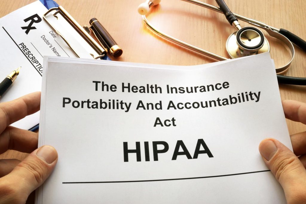 comply with HIPAA
